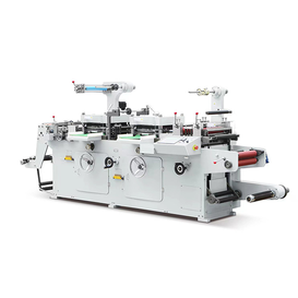 Automatische Flachbett-Stanzmaschine f&uuml;r selbstklebende Etiketten