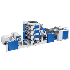 4-kolorowa maszyna do druku fleksograficznego na papierze z możliwością cięcia arkuszy w linii