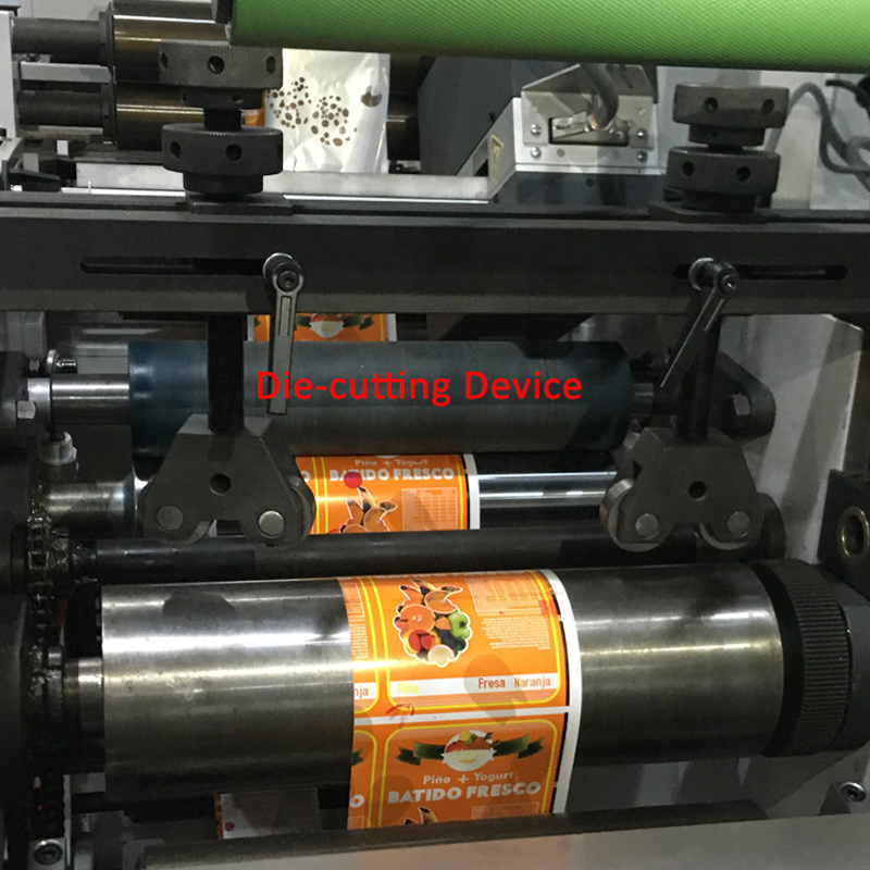 Mesin percetakan flexographic UV 6-warna